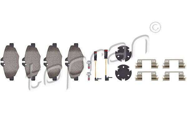 Brake Pad Set, disc brake - 401 432 TOPRAN