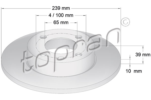 Discofreno - 104 164 TOPRAN