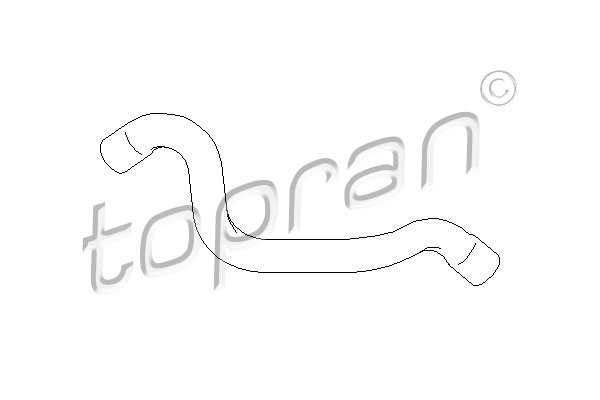 Radiator Hose - 111 792 TOPRAN