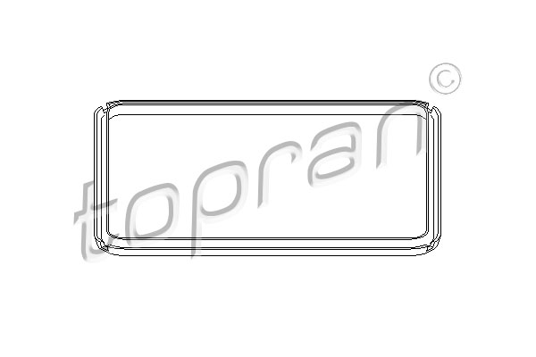 Seal, automatic transmission oil sump - 108 756 TOPRAN