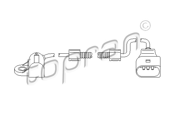 Sensor, camshaft position - 111 387 TOPRAN