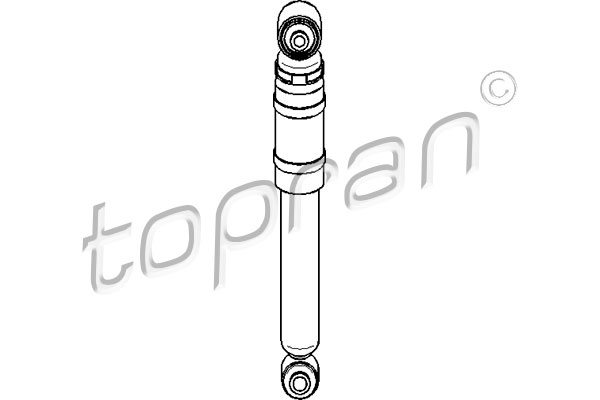 Амортизатор - 206 060 TOPRAN