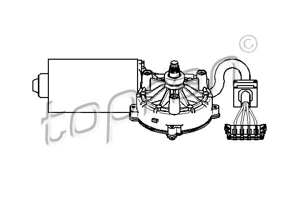 Motore tergicristallo - 401 531 TOPRAN