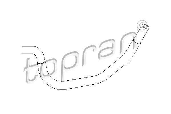 Hydraulic Hose, steering system - 501 558 TOPRAN