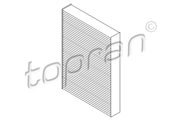 Filter, interior air - 700 130 TOPRAN