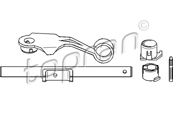 Release Fork, clutch - 722 141 TOPRAN