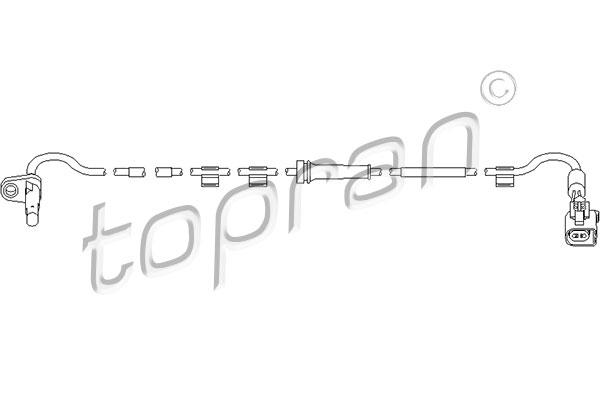Sensor, wheel speed - 303 960 TOPRAN