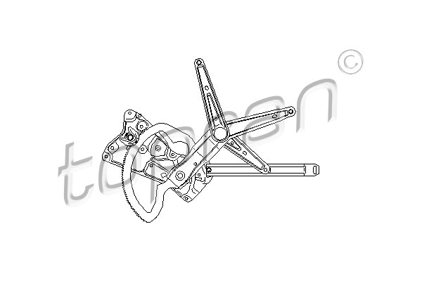 Window Regulator - 501 823 TOPRAN