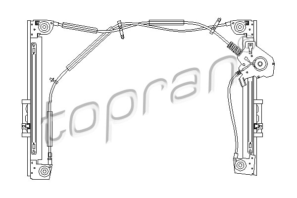 Стеклоподъемник - 501 832 TOPRAN
