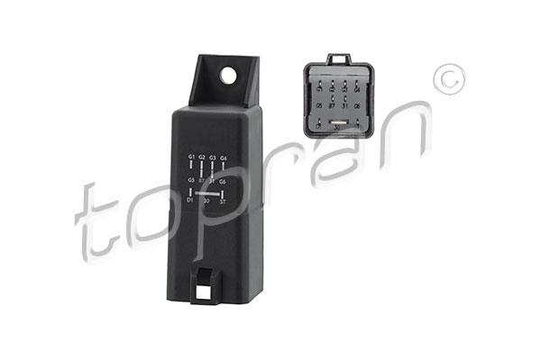 Relay, glow plug system - 115 860 TOPRAN