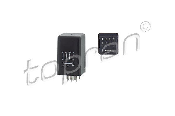 Relay, glow plug system - 115 863 TOPRAN