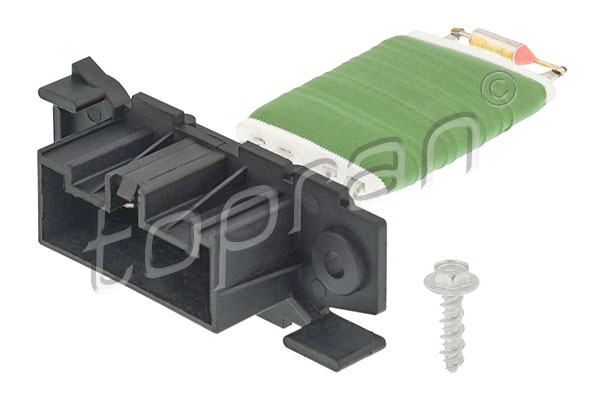Resistor, interior blower - 208 648 TOPRAN