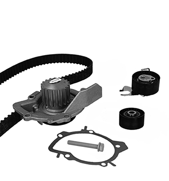 Pompa acqua + Kit cinghie dentate - KP1110-2 GRAF