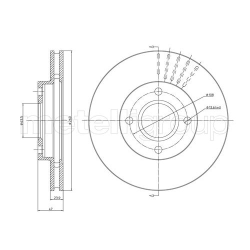 Brake Disc - 800-316 CIFAM