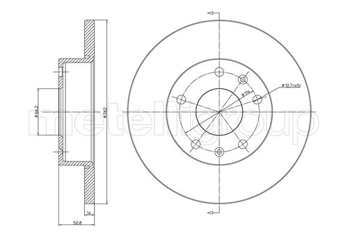 Brake Disc - 800-544C CIFAM