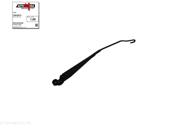 Wiper Arm, window cleaning - 100038010 AUTOMEGA