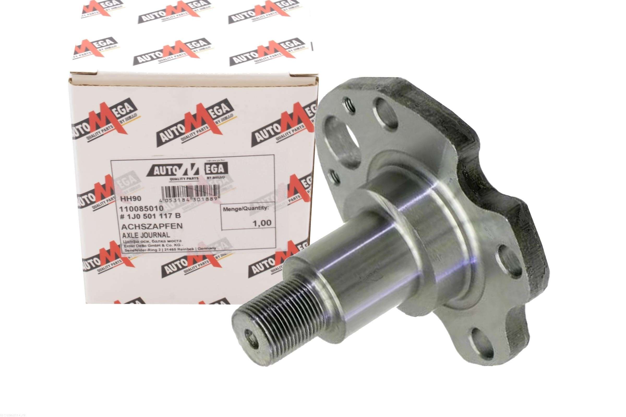 Kingpin, axle beam - 110085010 AUTOMEGA