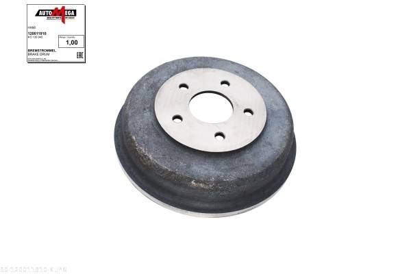 Brake Drum - 120011910 AUTOMEGA
