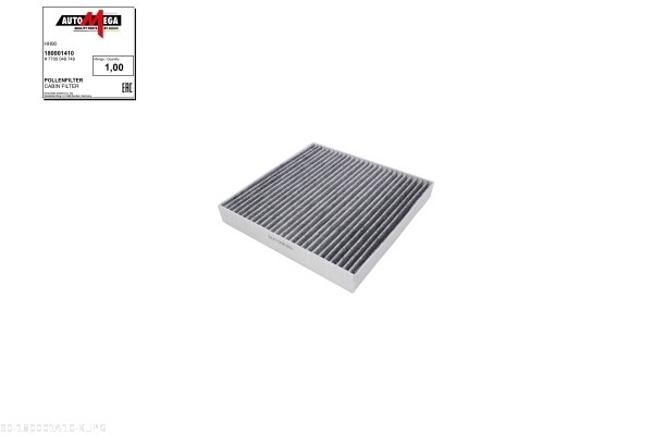 Filter, interior air - 180001410 AUTOMEGA
