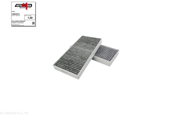 Filter, interior air - 180002910 AUTOMEGA
