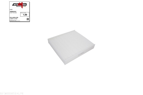 Filter, Innenraumluft - 180003010 AUTOMEGA