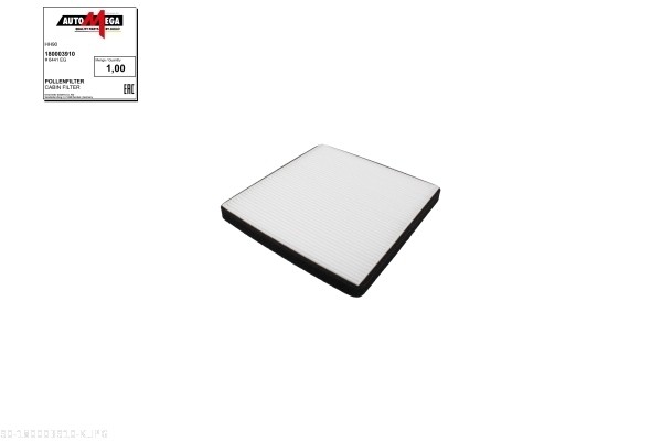 Filter, interior air - 180003910 AUTOMEGA