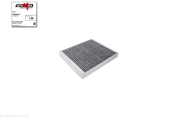 Filter, interior air - 180006210 AUTOMEGA