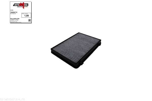 Filter, interior air - 180006710 AUTOMEGA