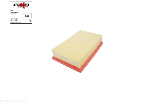 Filtro aria - 180016410 AUTOMEGA
