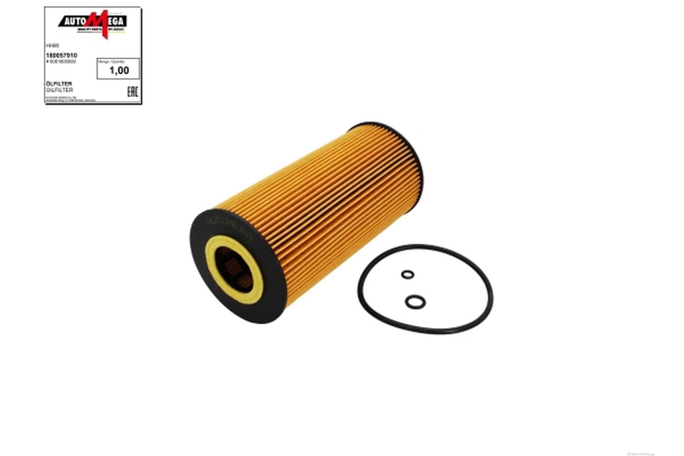 Oil Filter - 180057910 AUTOMEGA