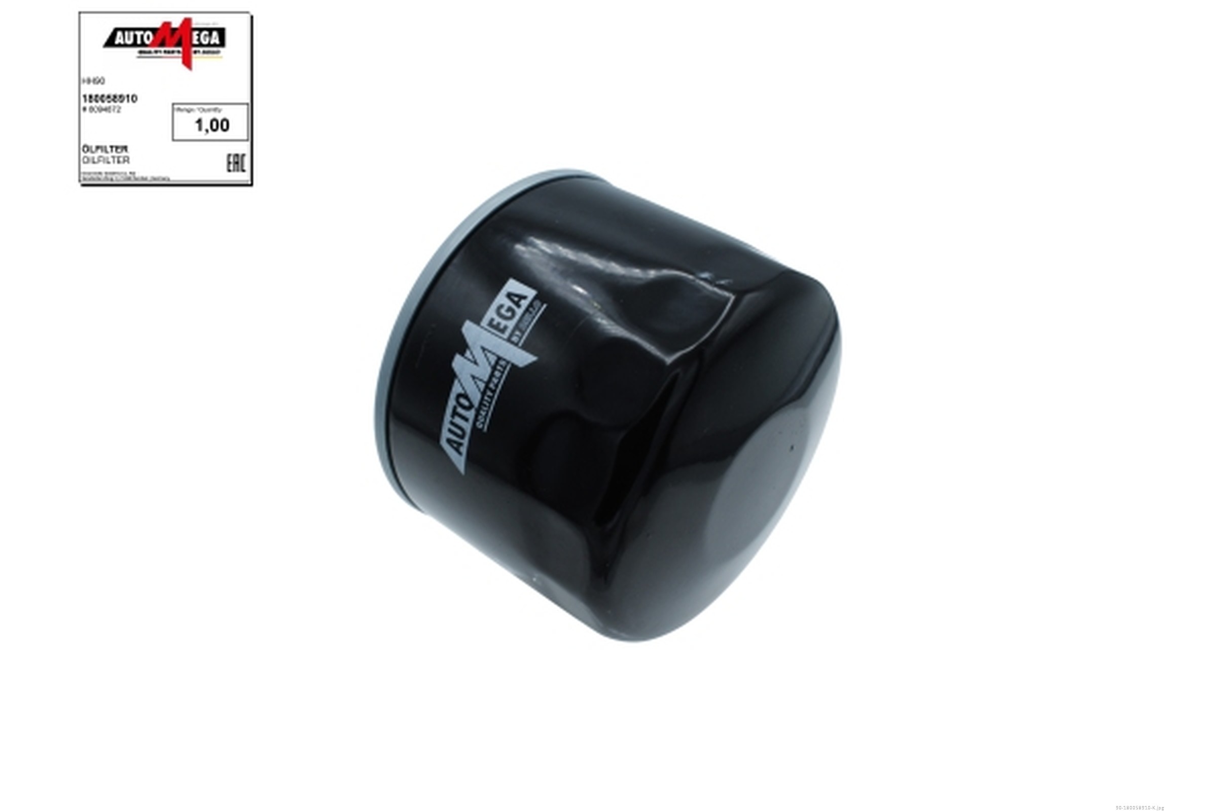Oil Filter - 180058910 AUTOMEGA