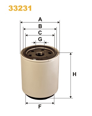 kuro filtras - 33231 WIX FILTERS