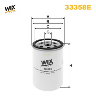 kuro filtras - 33358E WIX FILTERS