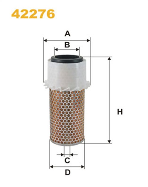 Air Filter - 42276 WIX FILTERS