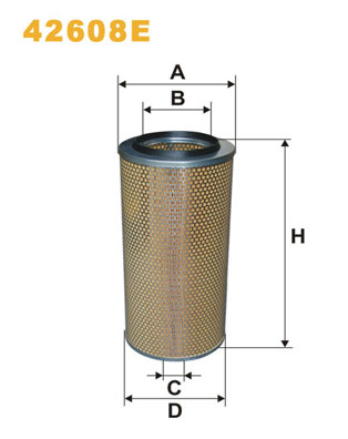 Filtro aria - 42608E WIX FILTERS