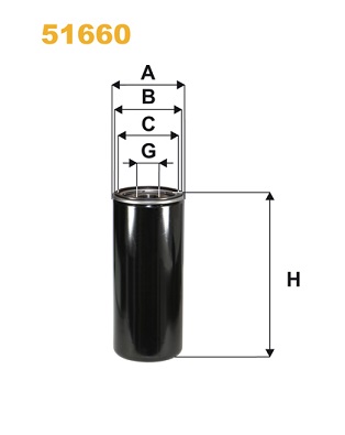 alyvos filtras - 51660 WIX FILTERS