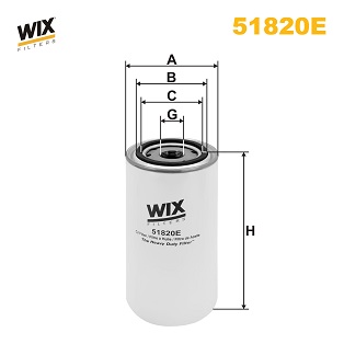Filtro olio - 51820E WIX FILTERS