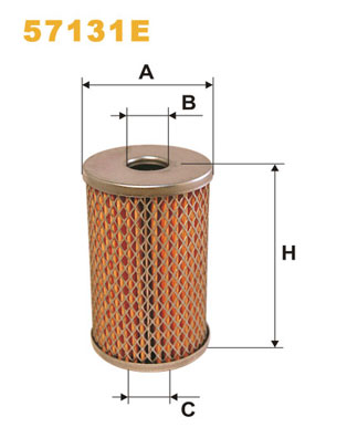 Filtro idraulico, Sterzo - 57131E WIX FILTERS