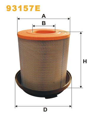 Filtro aria - 93157E WIX FILTERS