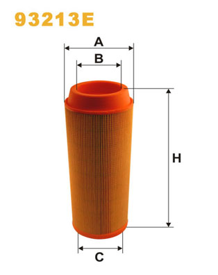 Filtro aria - 93213E WIX FILTERS
