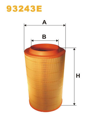 Filtro aria - 93243E WIX FILTERS