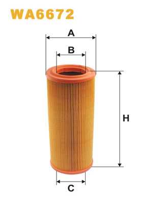 Air Filter - WA6672 WIX FILTERS