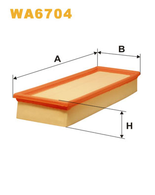 Air Filter - WA6704 WIX FILTERS