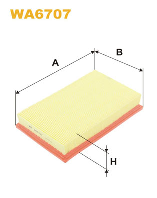Filtro aria - WA6707 WIX FILTERS
