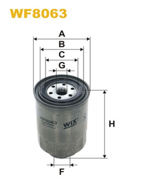 Fuel filter - WF8063 WIX FILTERS