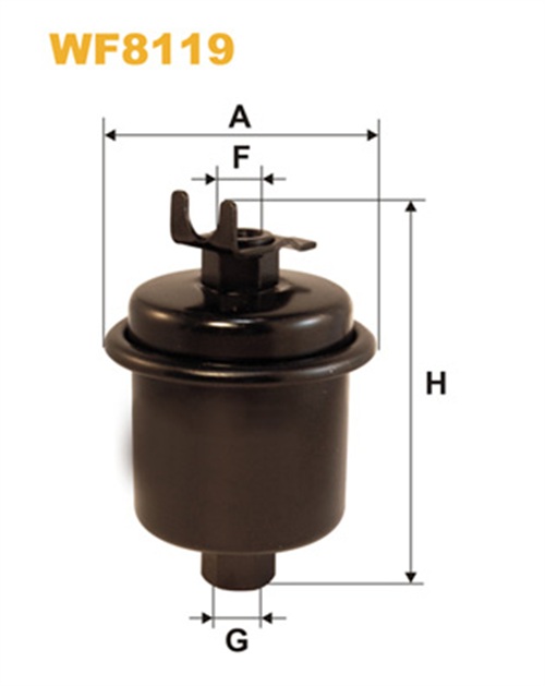 Filtro carburante - WF8119 WIX FILTERS