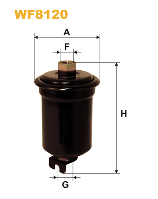 Fuel filter - WF8120 WIX FILTERS