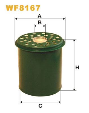 kuro filtras - WF8167 WIX FILTERS