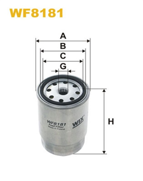 Kraftstofffilter - WF8181 WIX FILTERS