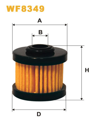 Fuel filter - WF8349 WIX FILTERS